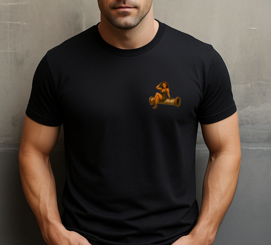 Pipe Queen Latina Pin-Up Retro Tradesman Tee