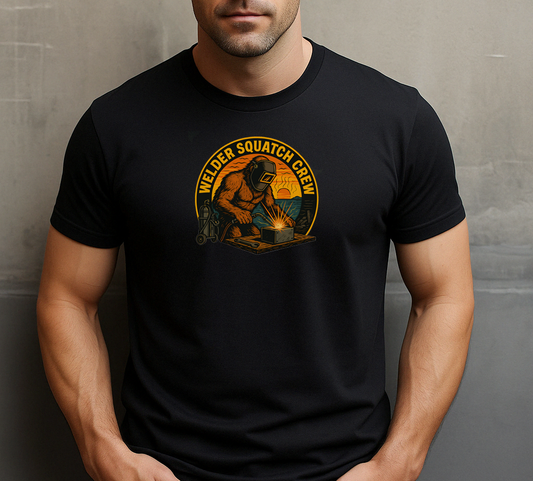 Welder Squatch Crew – Legendary Welding Tee